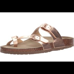 Madden Girl Women's Bryceee Toe Ring Sandal - 6.5 - Rose Gold